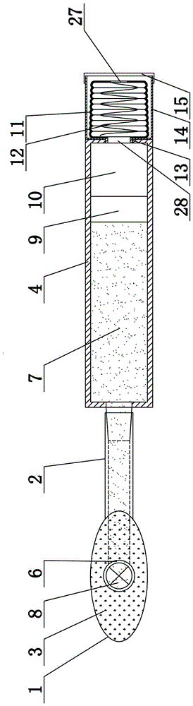 Novel toothbrush with toothpaste