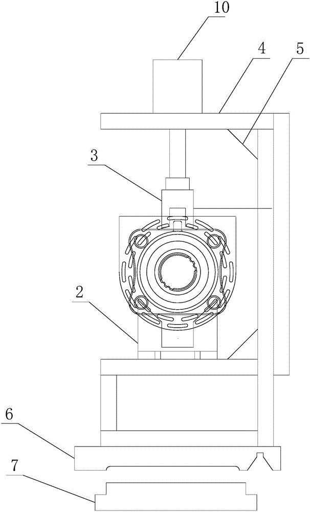 Fixing and machining device of before-car transmission shaft