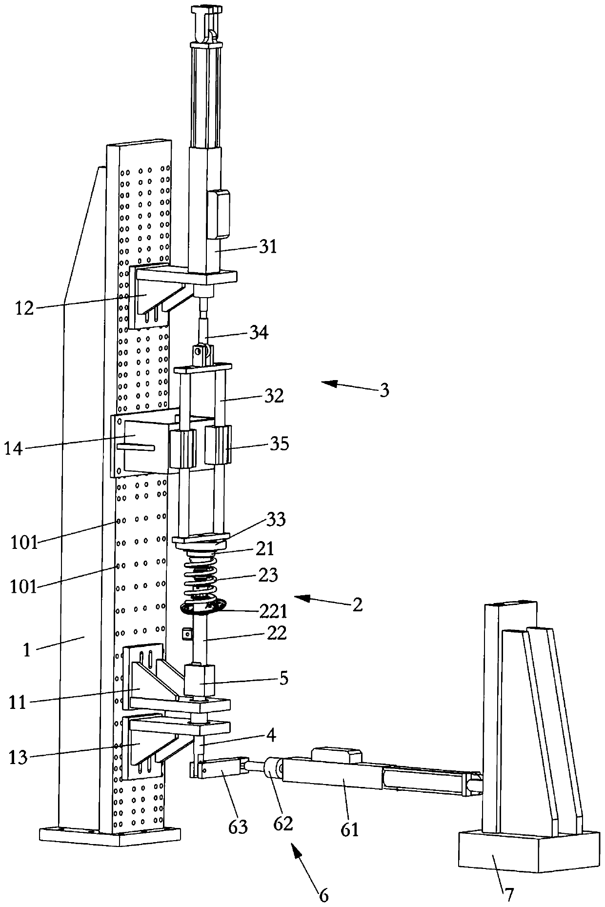 Thrust bearing durability test device