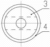 Single excitation longitudinal-torsional compound vibration conversion device