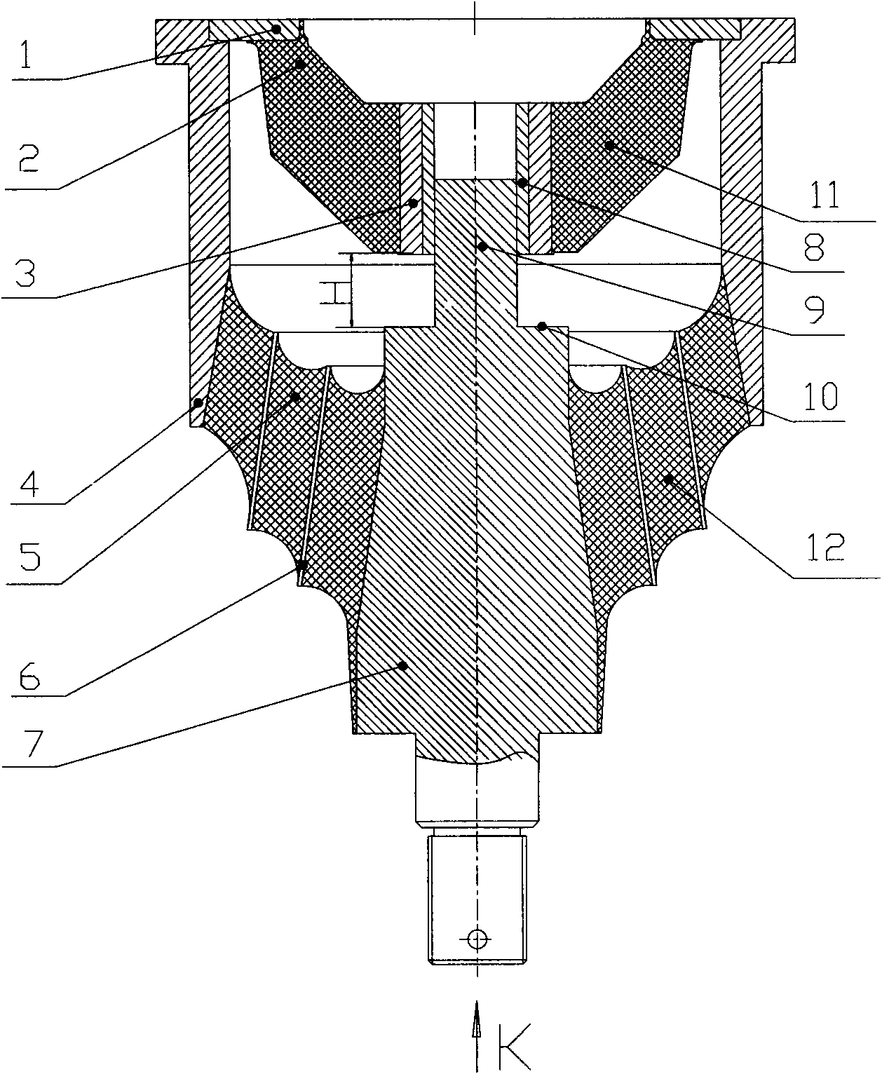 Journal spring buffering method for railbound vehicle bogie and journal spring