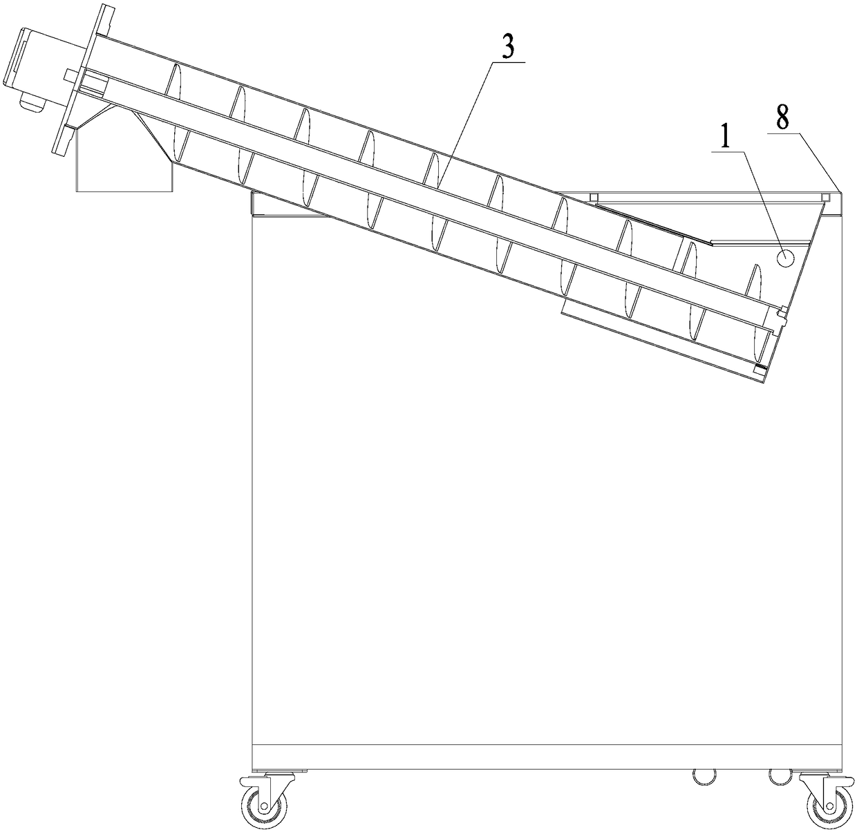 Rear-end performing system of intelligent control terminal system