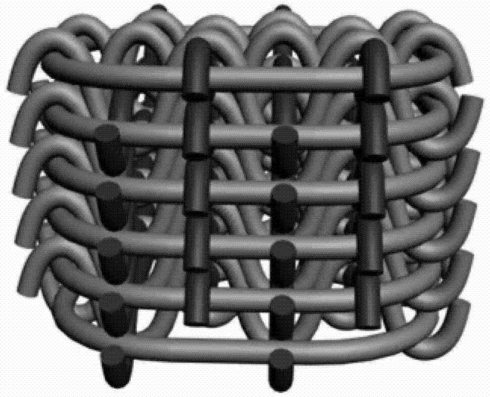 Method for profiling weaving thick top-to-thin wall capping fabric