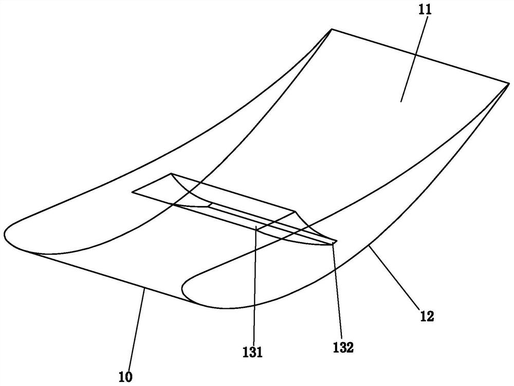 Racing car fin structure