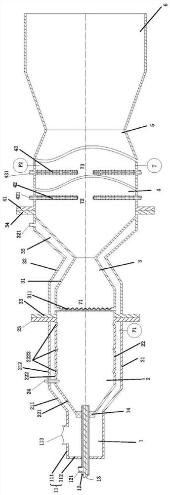 Modularized single-double throat switching type steam generating device