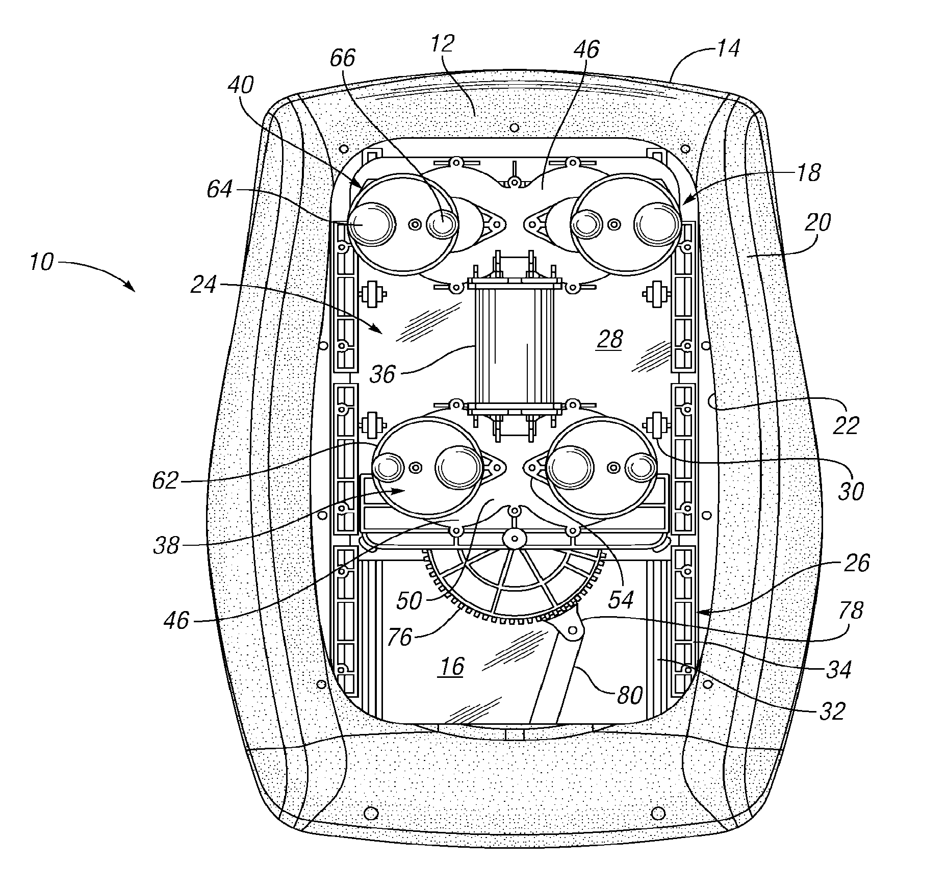 Body massage apparatus