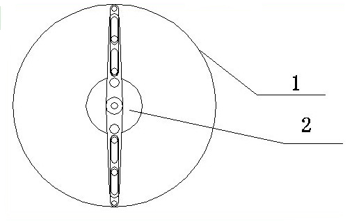 Steering module of electric remote control sliding plate