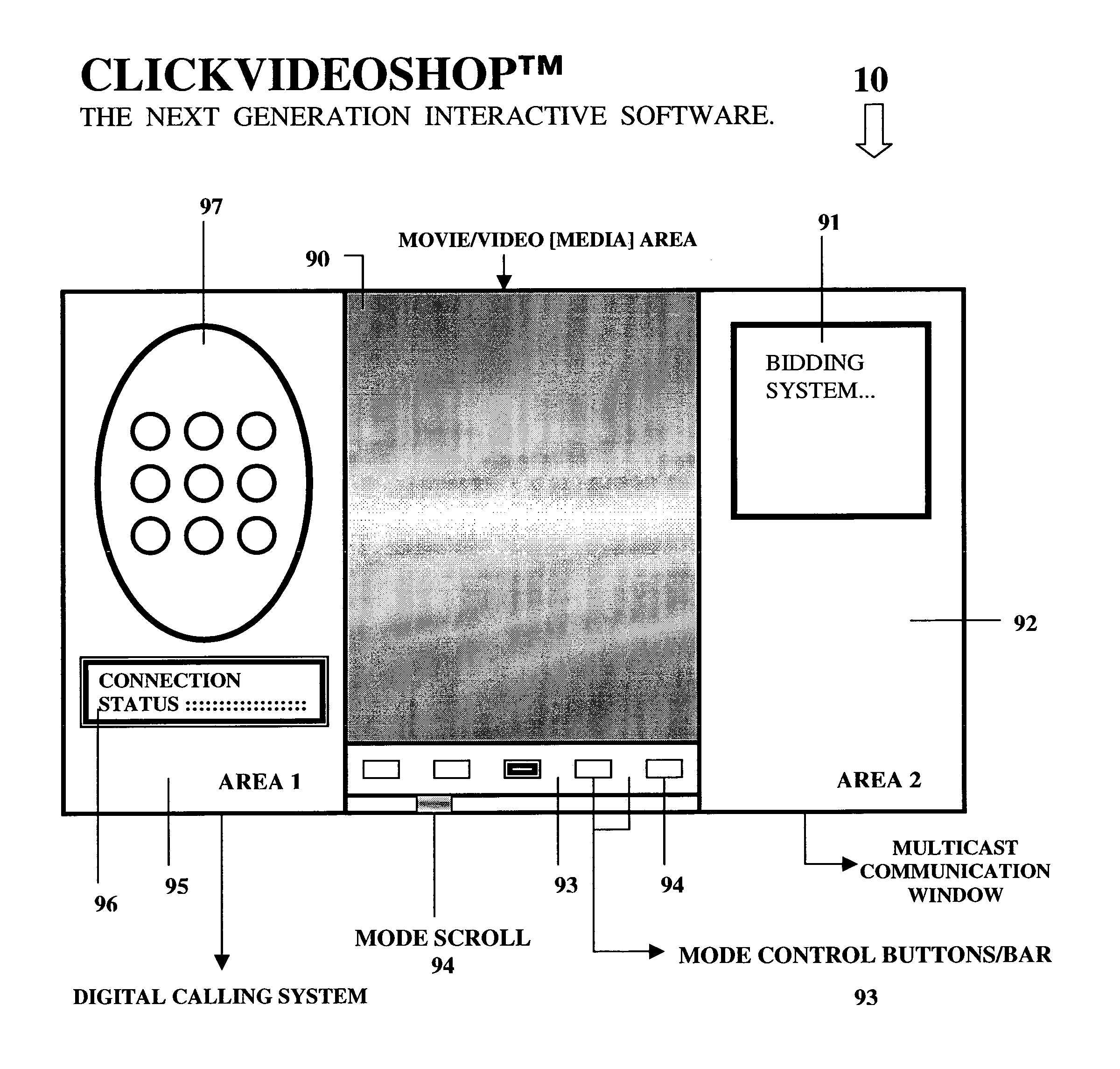 Method and system for creating, using and modifying multifunctional website hot spots