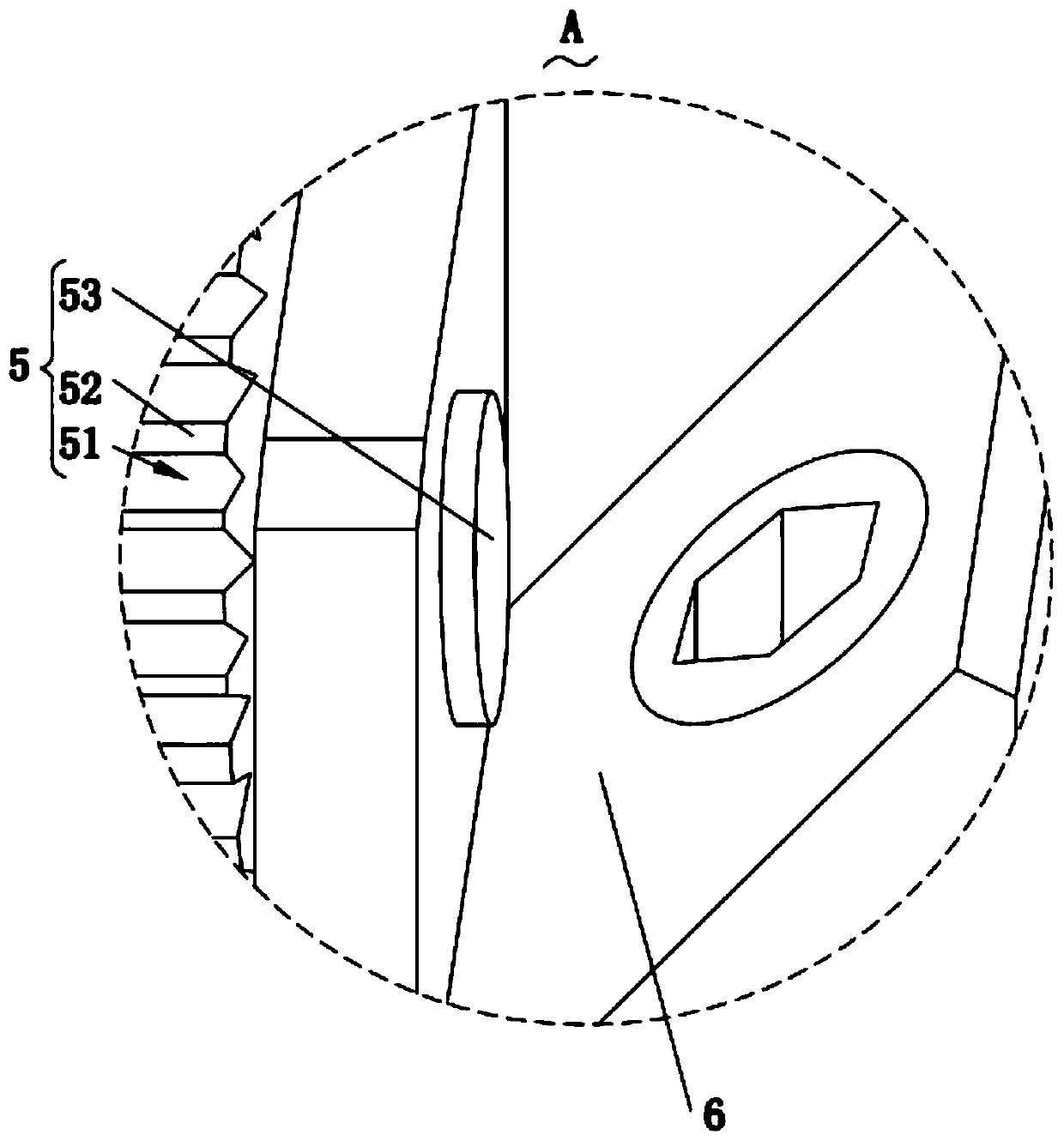 Composite printing structure for corrugated cardboard production line