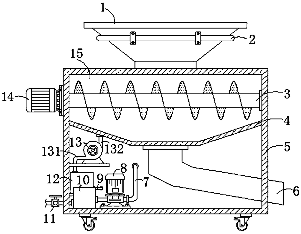 Meat smashing machine for food processing workshop