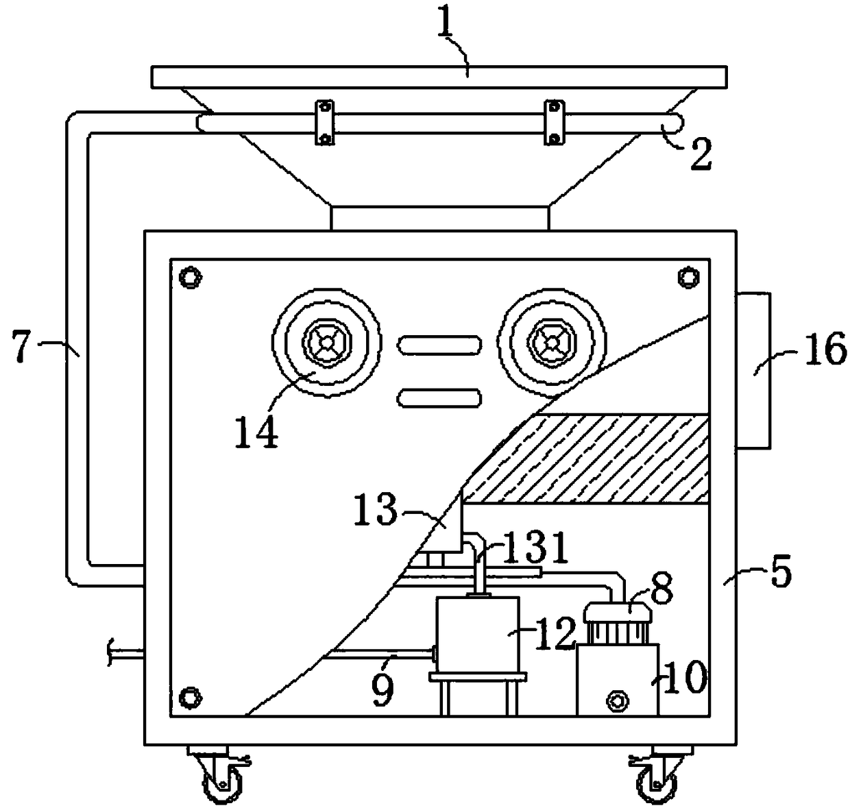 Meat smashing machine for food processing workshop