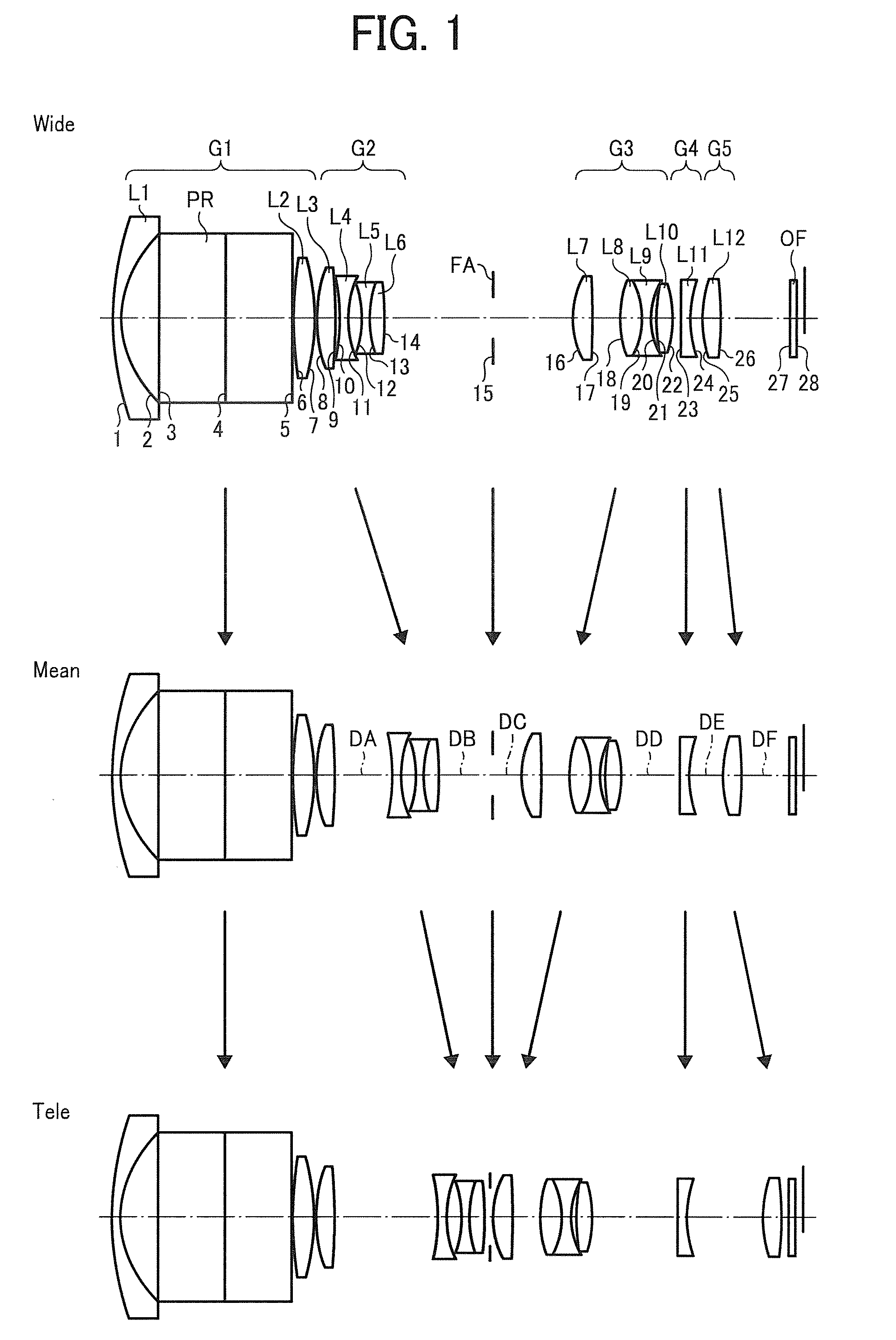 Zoom lens, imaging apparatus, and personal data assistant