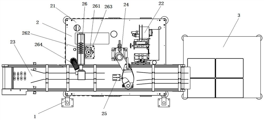 End cover labeling device