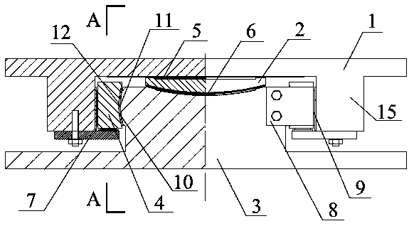 Multidirectional coordination type rotary one-way movable bridge support