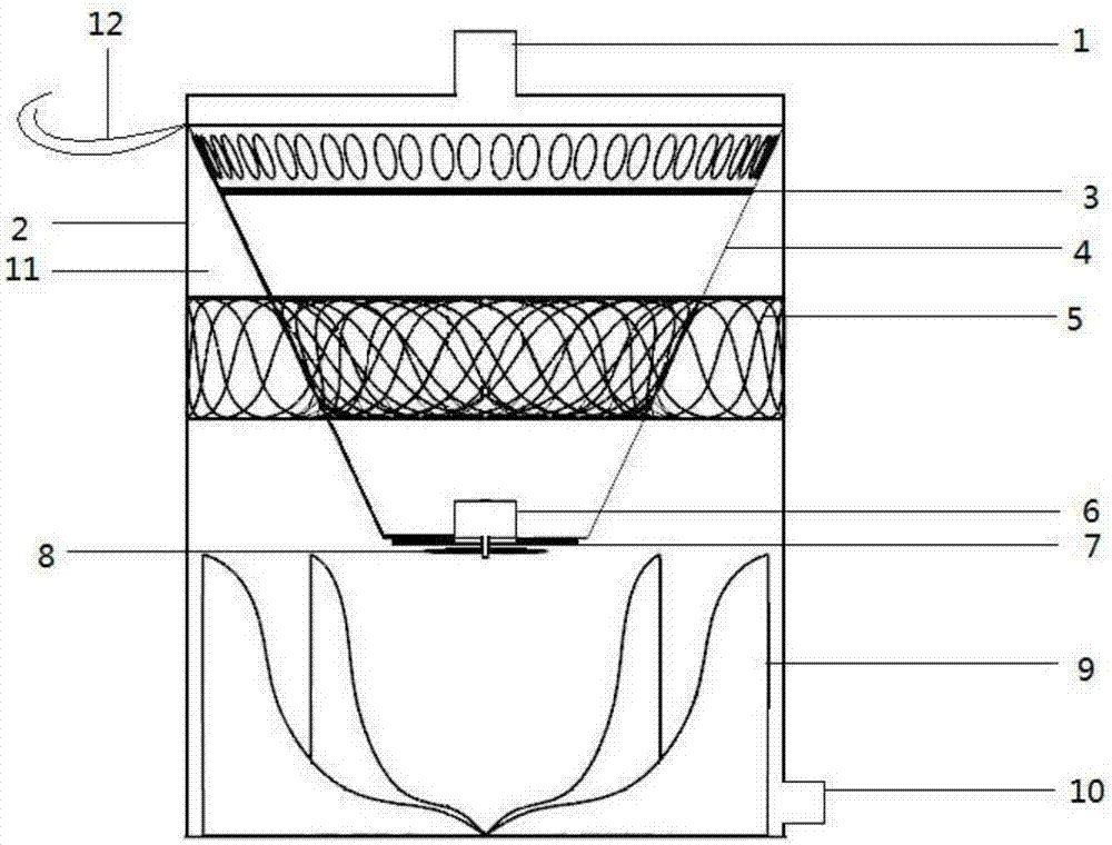 A hydrogen generating device for chemical hydrogen production