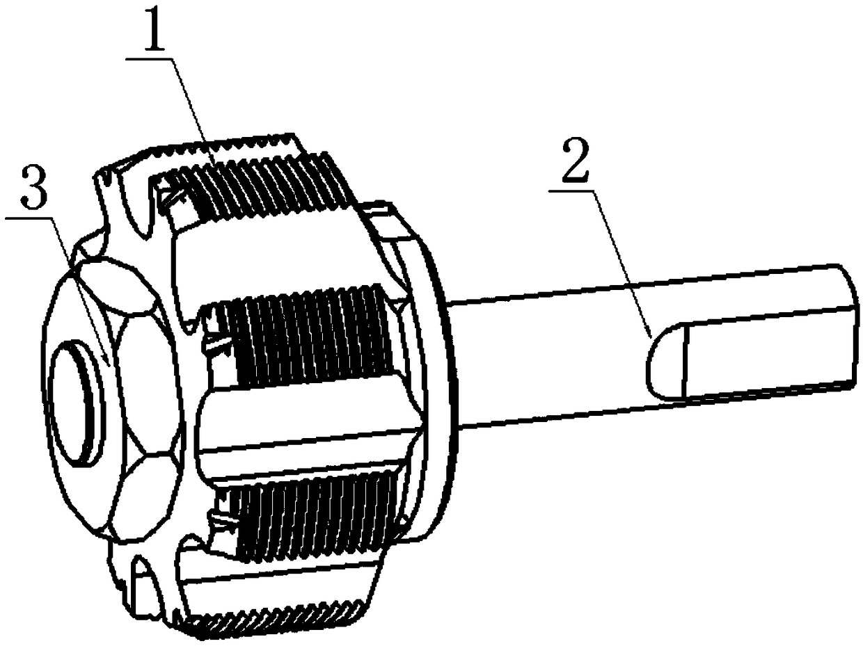 Sectional tap