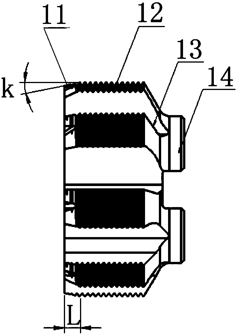 Sectional tap