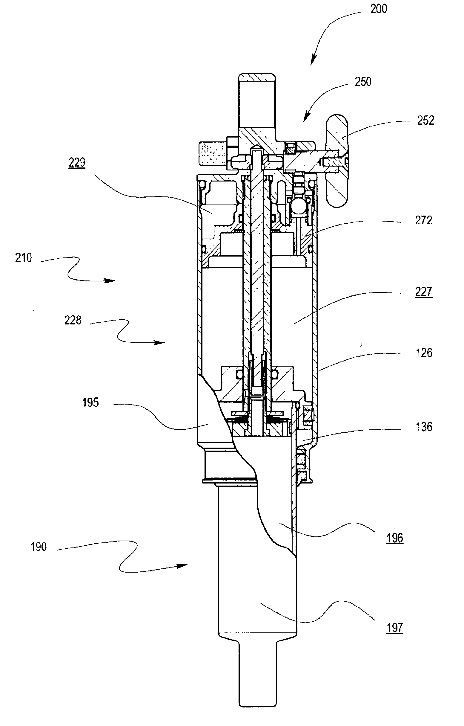 Integrated and self-contained suspension assembly having an on-the-fly adjustable air spring