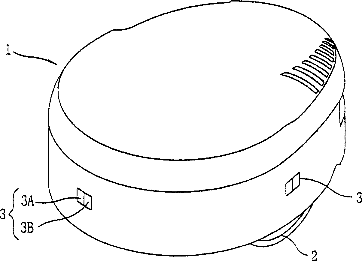 Position information identification device for cleaning robot