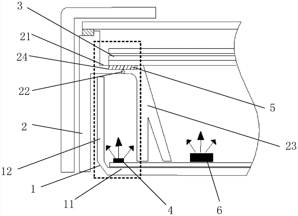 Backlight structure and display device