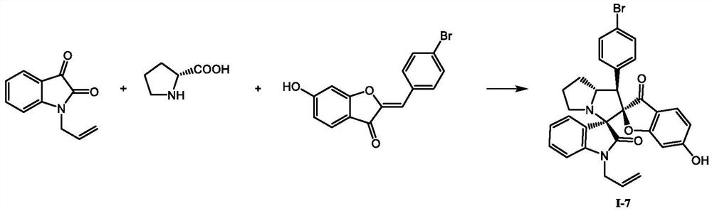 A kind of spiro indolinone compound and its preparation method and application