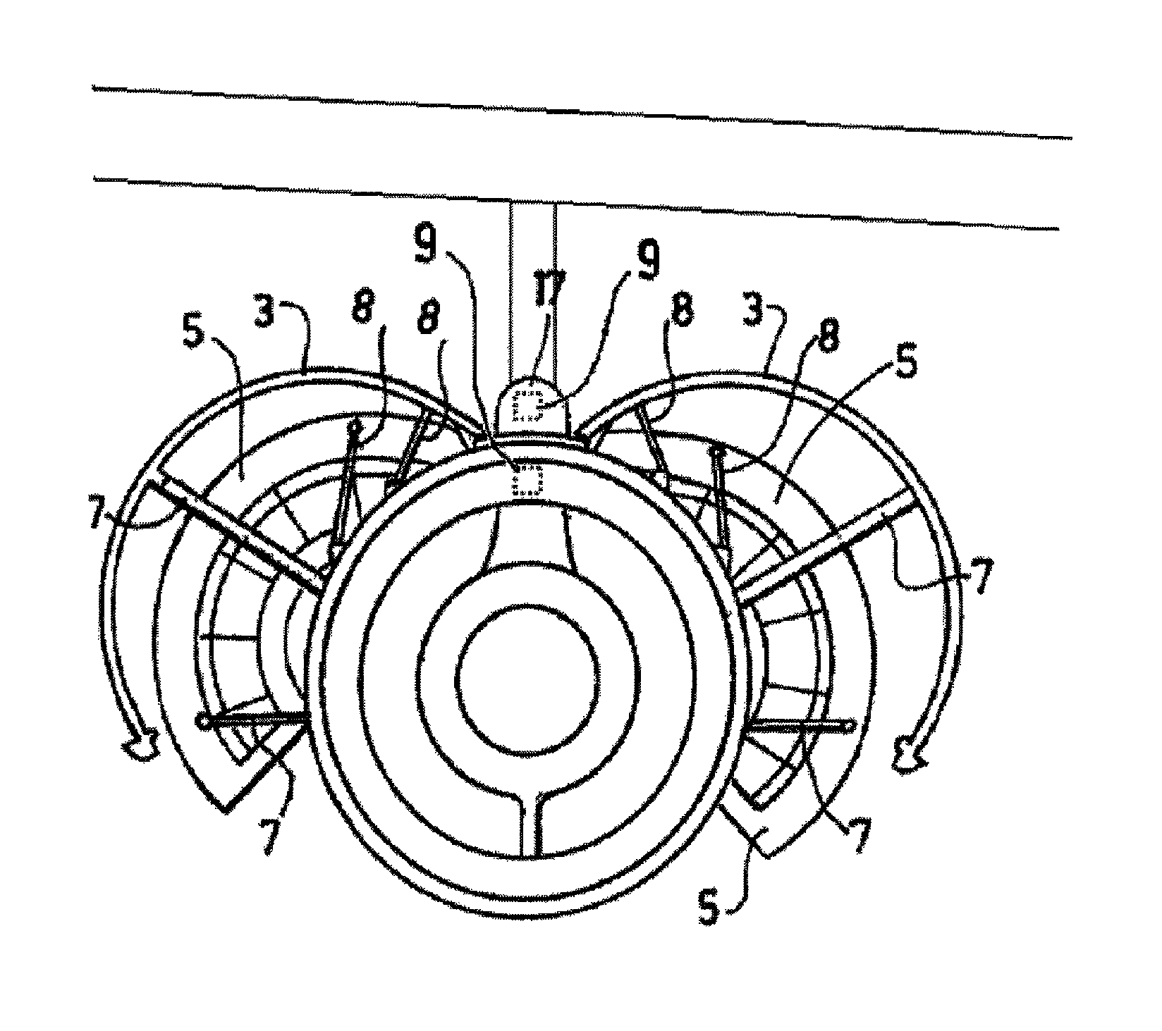 Device for controlling maintenance actuators for the cowlings of a turbojet engine nacelle