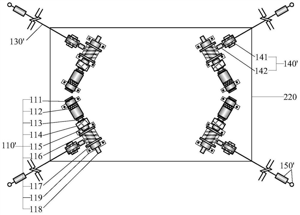 A horizontal structure 3D printing system