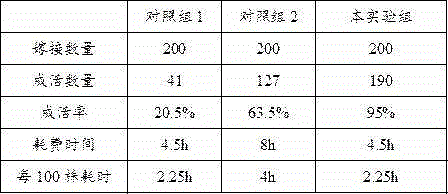 Grafting method of Magnolia wufengensis