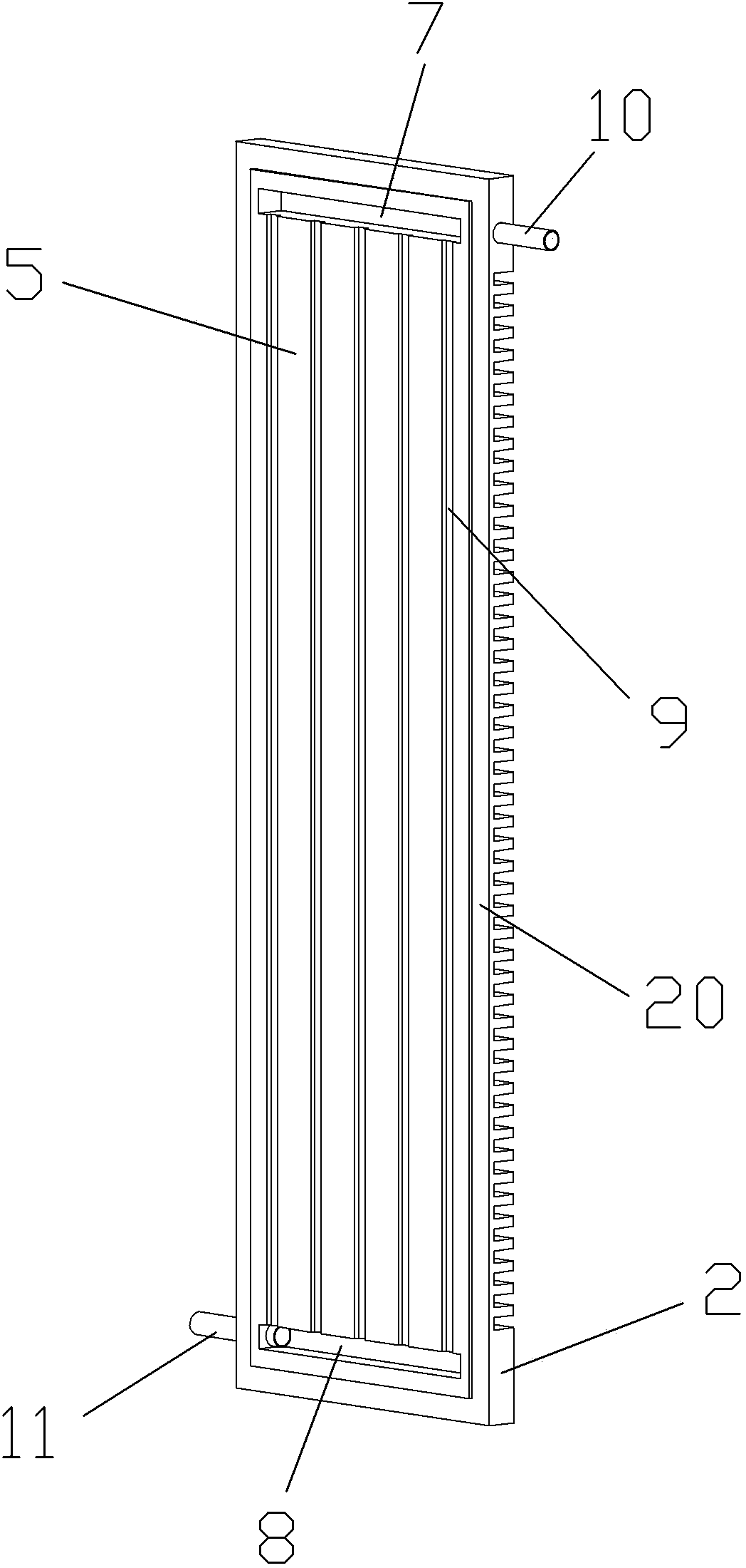 Bipolar plate membrane electrode assembly