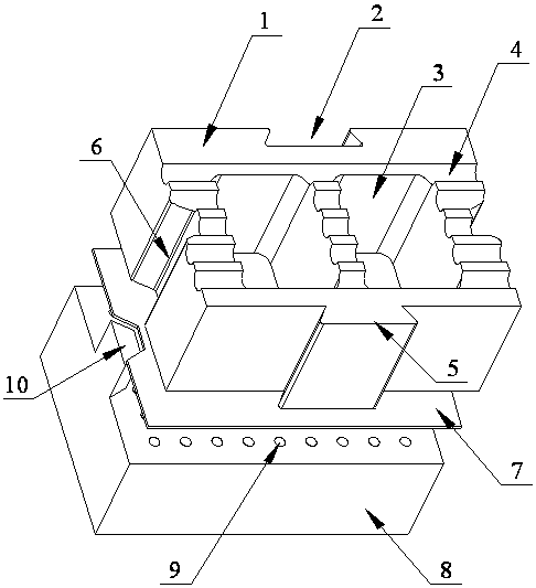 Water purifying type greening brick applied to ecologic slope protection and preparation method thereof