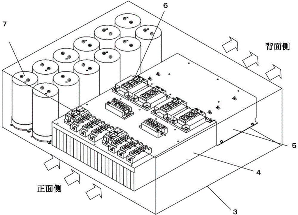 Cooling fin and electric power conversion device comprising same