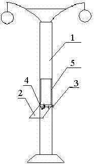 Landscape lamp with resting base