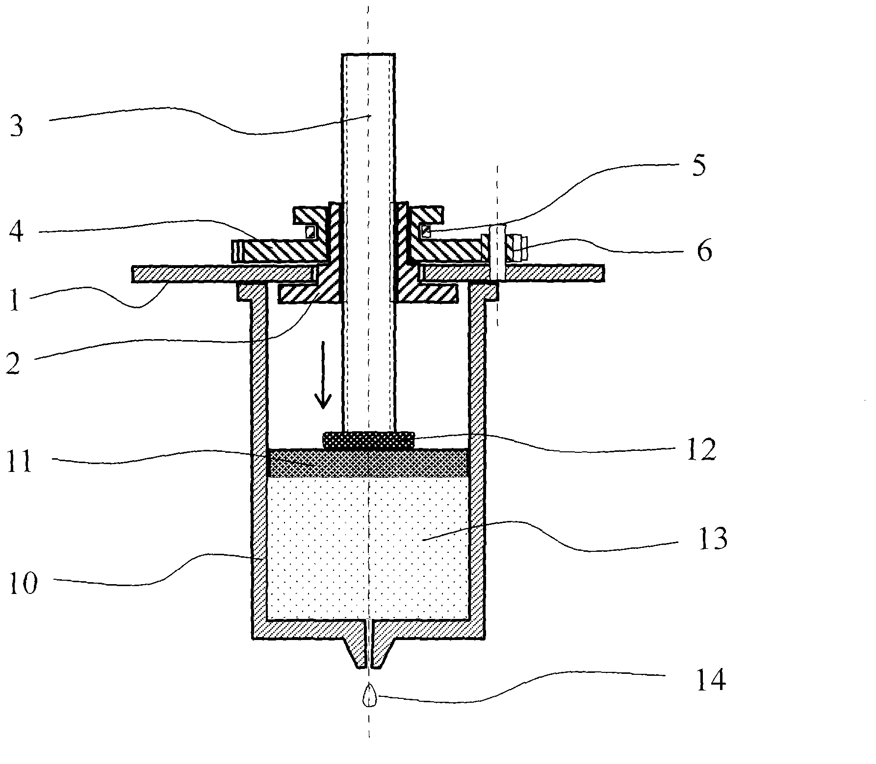 Quantitative supply mechanism for trace medicine liquid