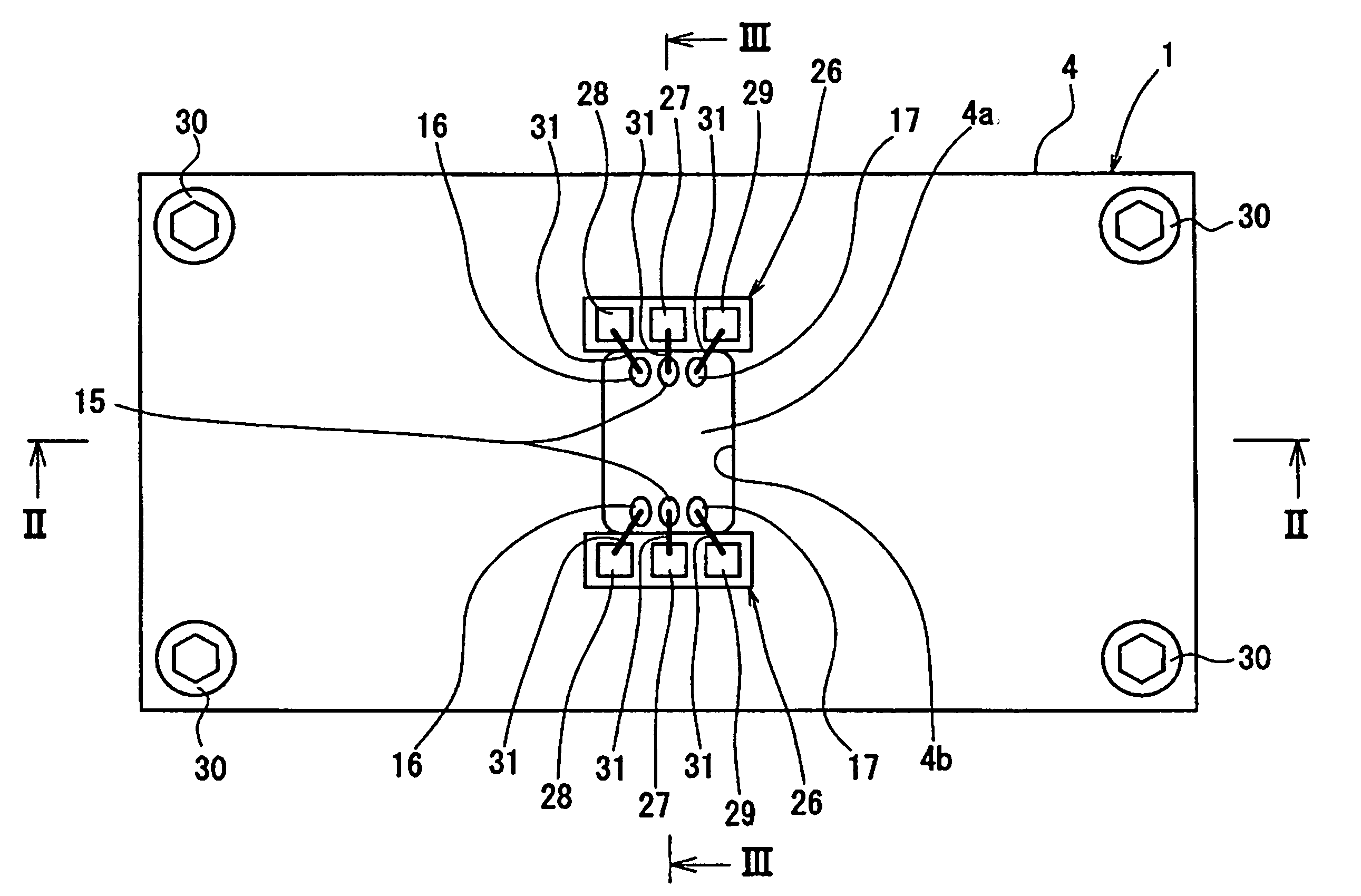 Package structure of sensor and flow sensor having the same