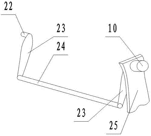 Strip-shaped mopping cloth automatic cleaning trolley