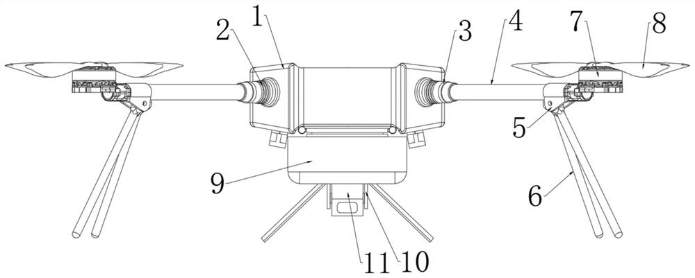 Unmanned aerial vehicle inspection equipment for power transmission line