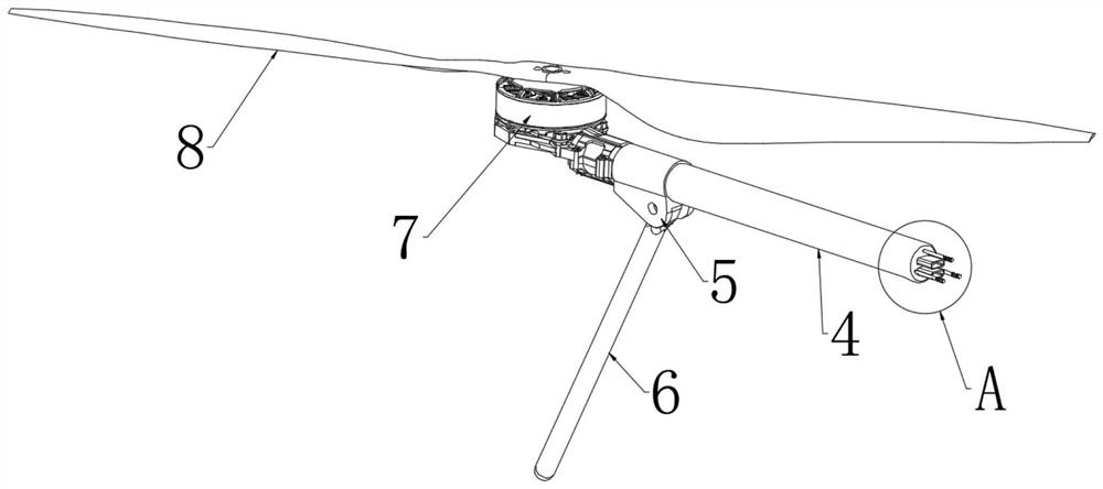 Unmanned aerial vehicle inspection equipment for power transmission line