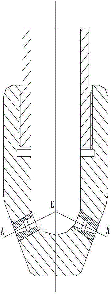 Hydraulic rotating jet flow blockage remover