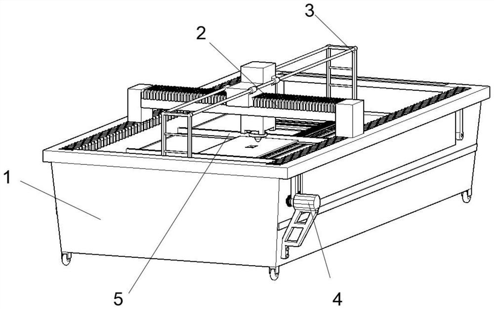 Optical fiber laser cutting machine