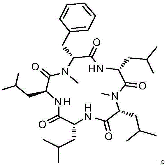 A kind of cyclic pentapeptide and its synthesis method and application