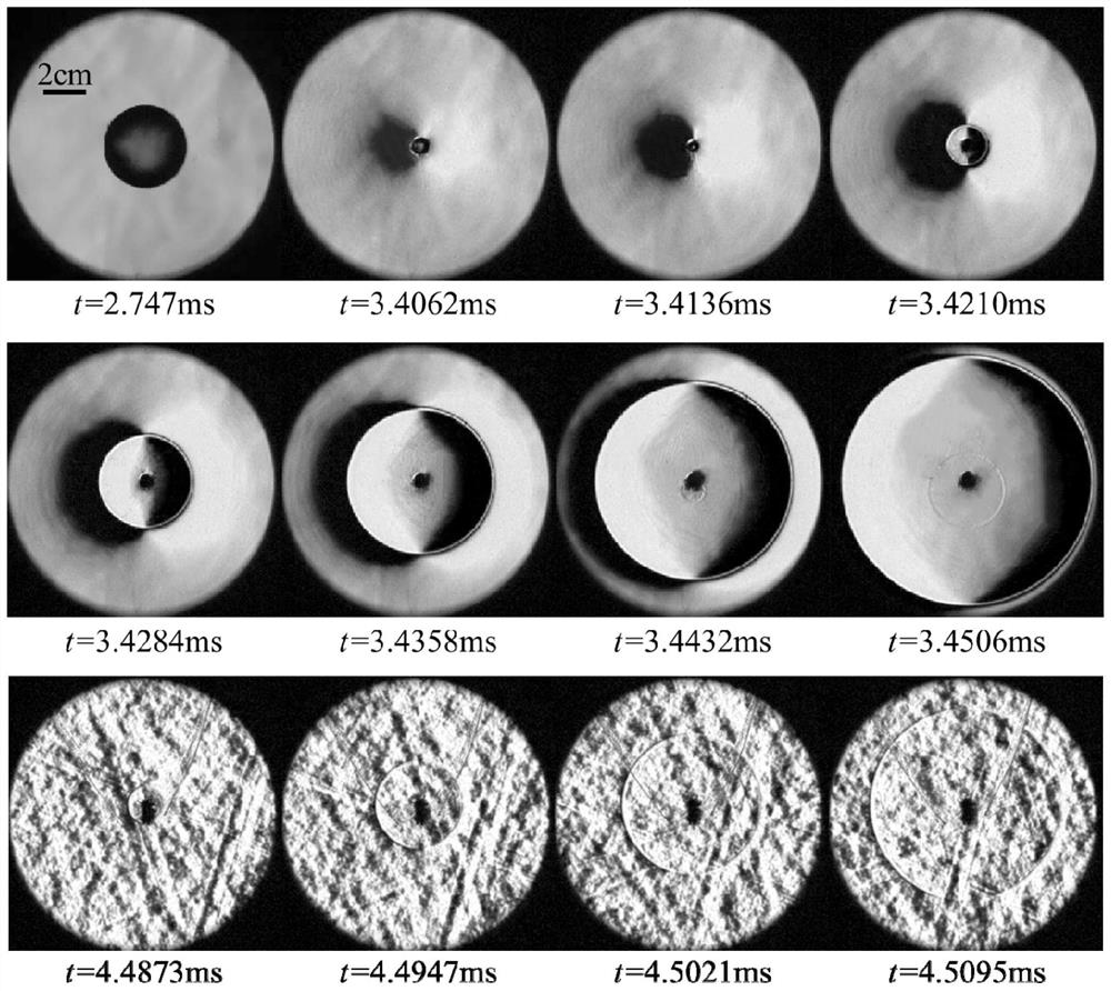 Compression wave observation experiment device in single-cavitation flow field