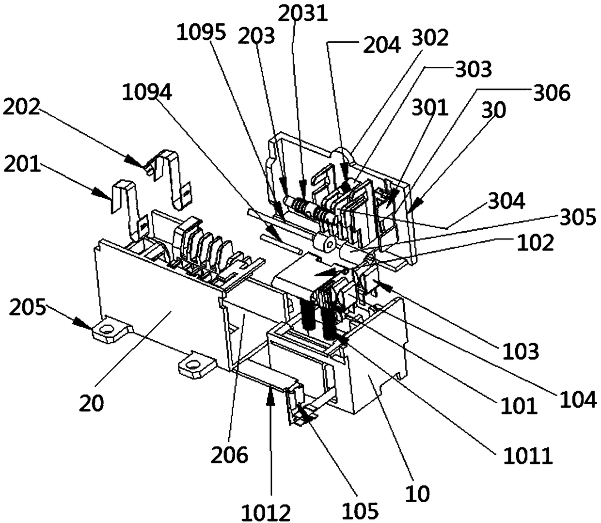 Double-ended lamp holder and illuminating device