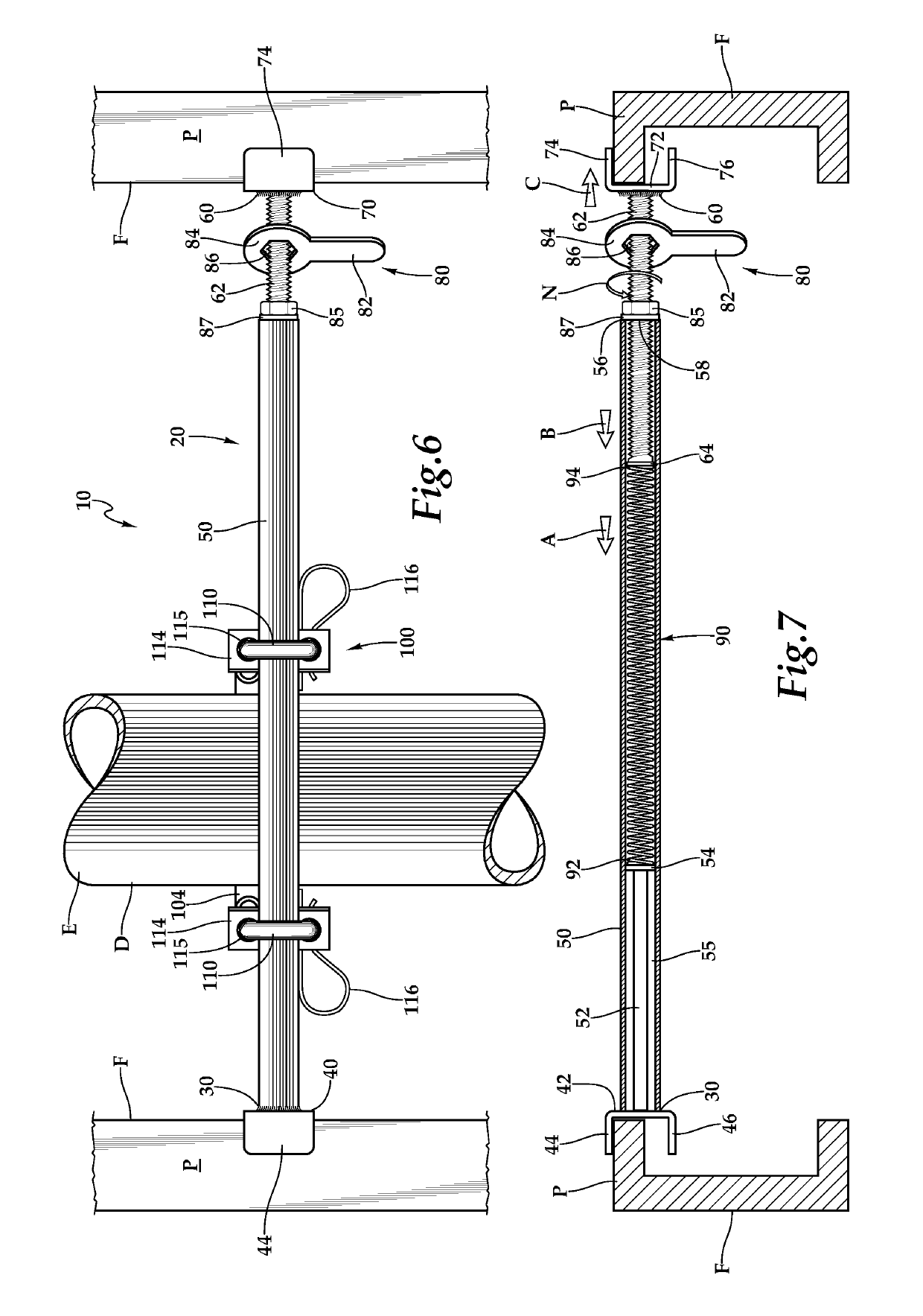 Truck driveline suspender