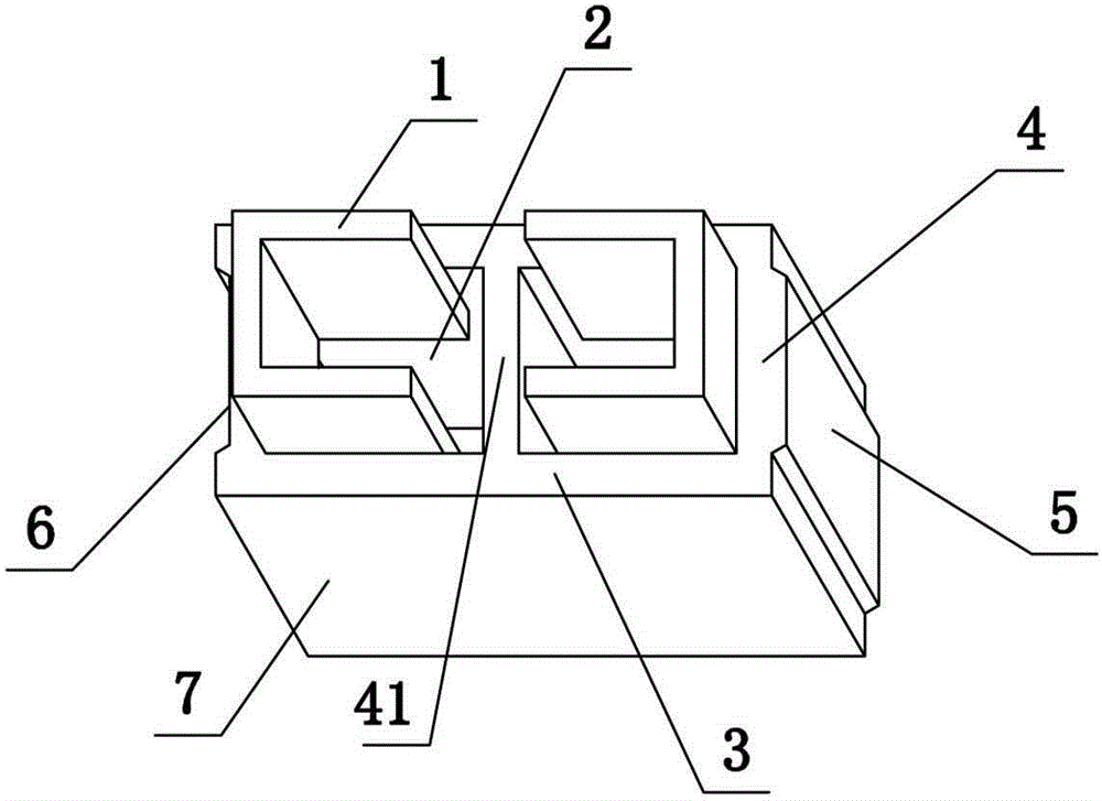 Hollow building block