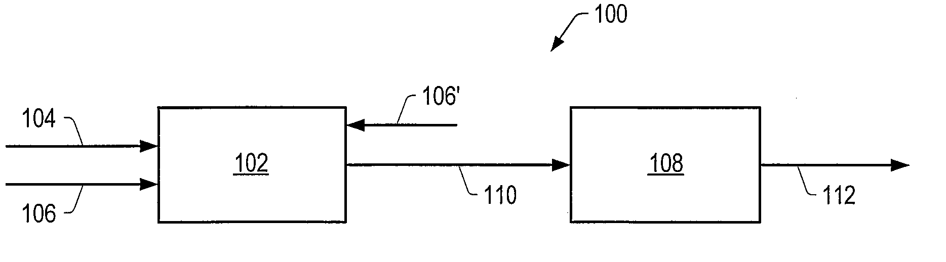 Method and catalyst for producing a crude product with minimal hydrogen uptake