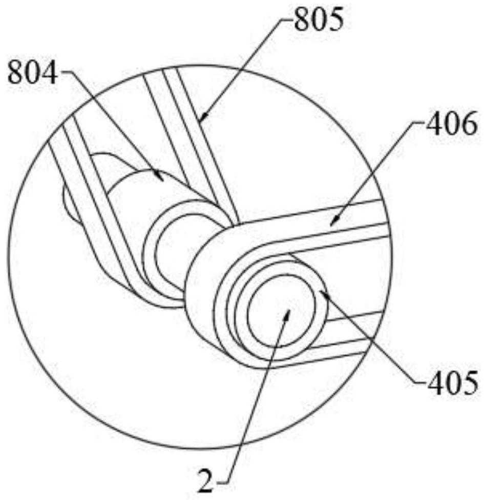 Straw smashing device