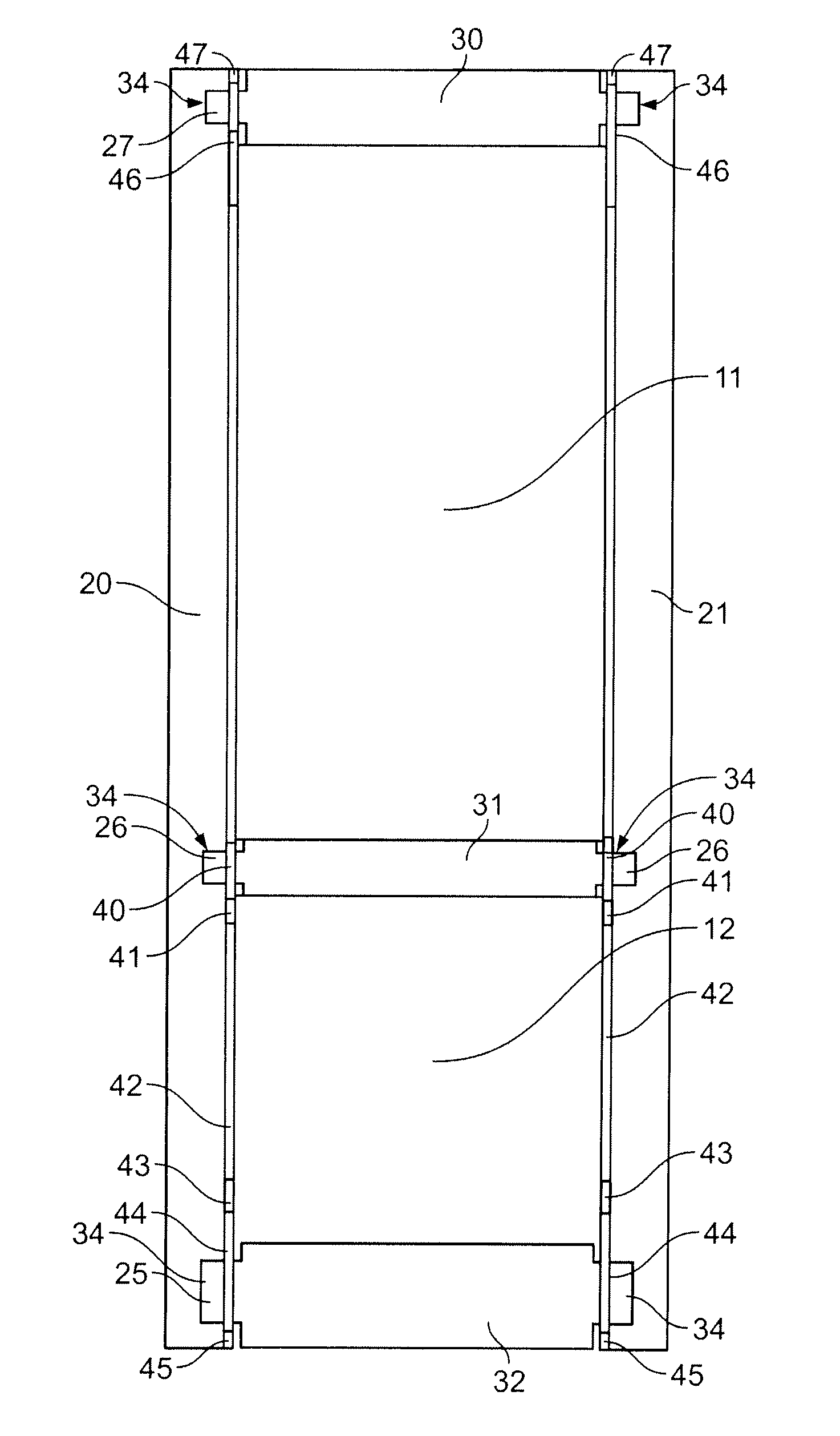 Modular door assembly