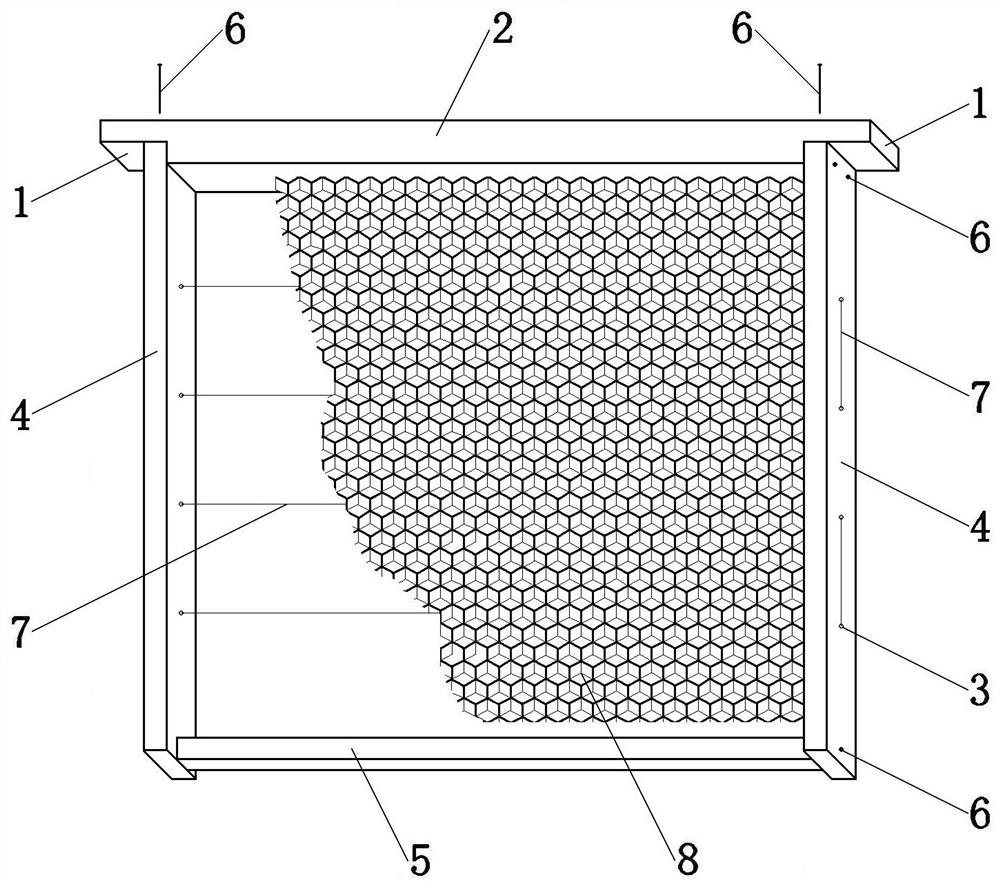 How to use the recyclable honey bee activity nest frame