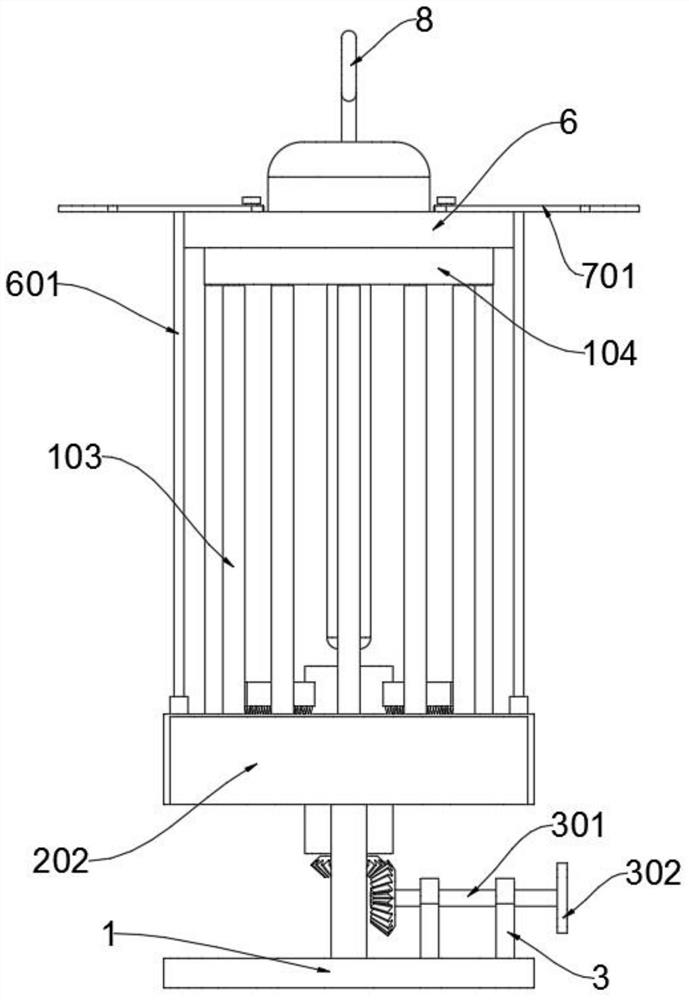 An assembled intelligent mosquito and fly disinfecting device