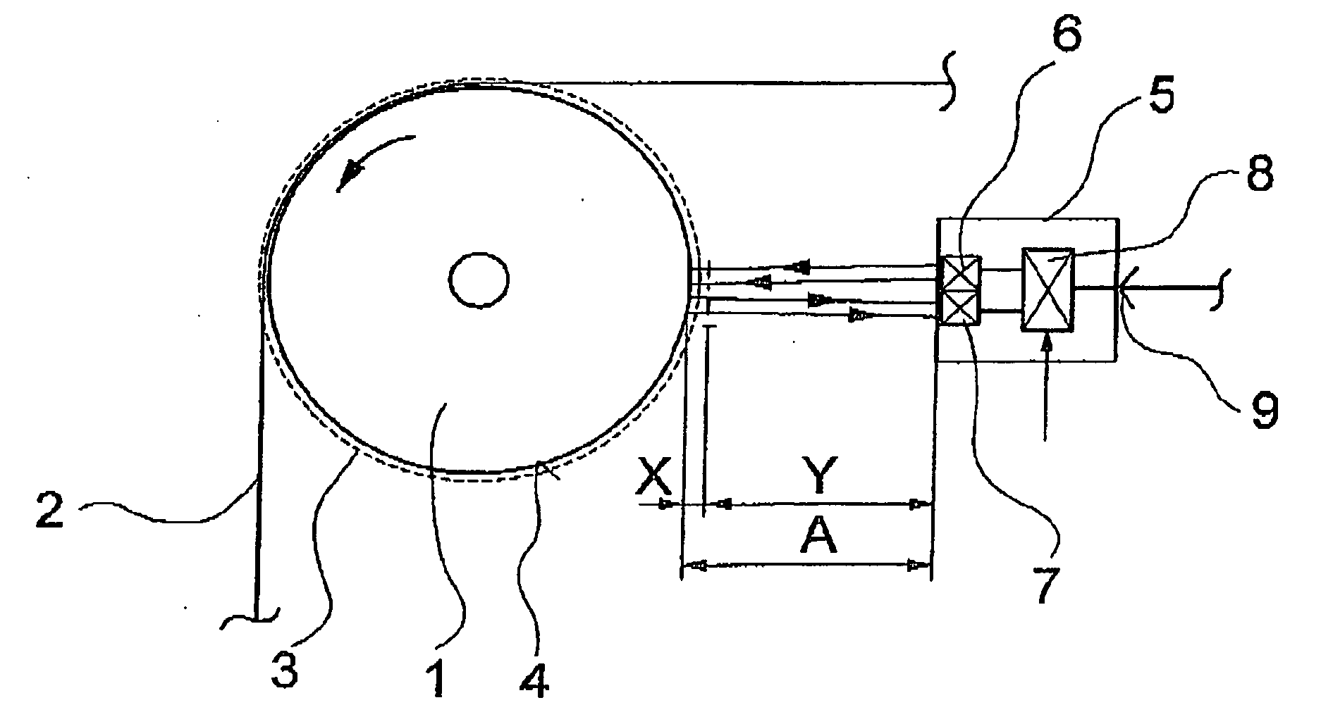 Method and device for detecting a fiber lap as well as a fiber cutting machine